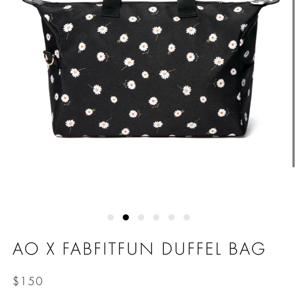 Small daisy print duffel bag - brand Alice and Olivia - Picture 7 of 7